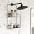 Cubiko Hanging Shower Caddy, Bathroom Organizer with Adjustable Shelves-20352166