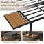 Modern Outdoor Patio Set With Adjustable Table & Extendable Sofa