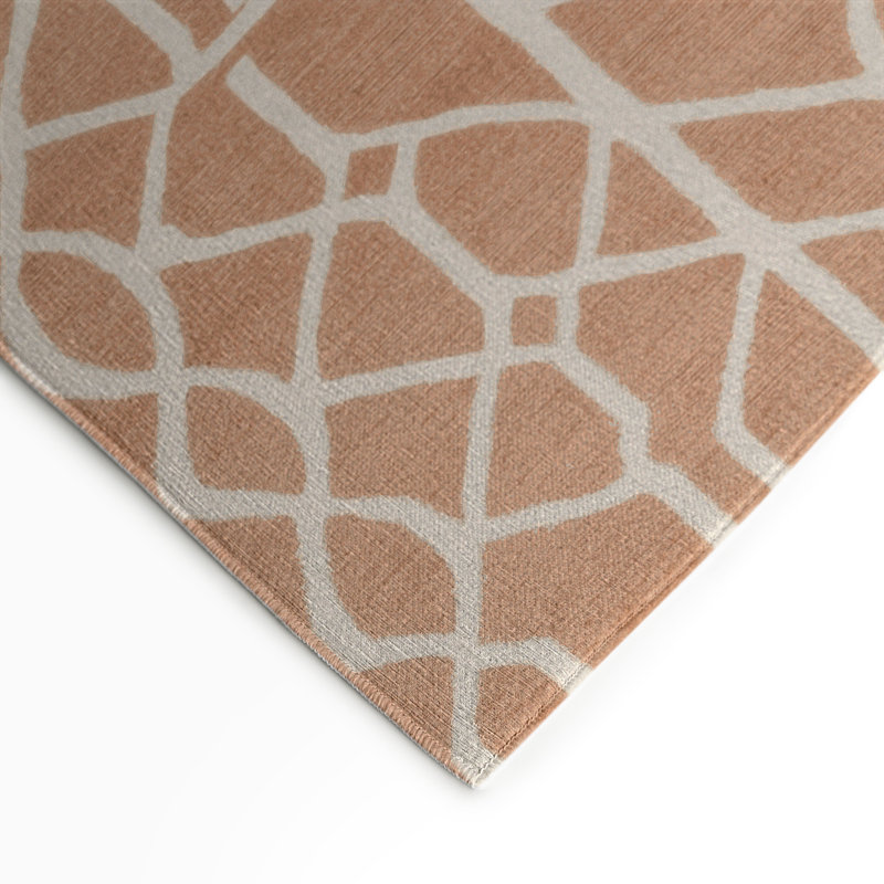 Tapis brun intérieur et extérieur Trellis, Rectangulaire 3 pi x 5 pi