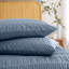 Seersucker Duvet Cover Set with Pillowcases-116921279-85748162
