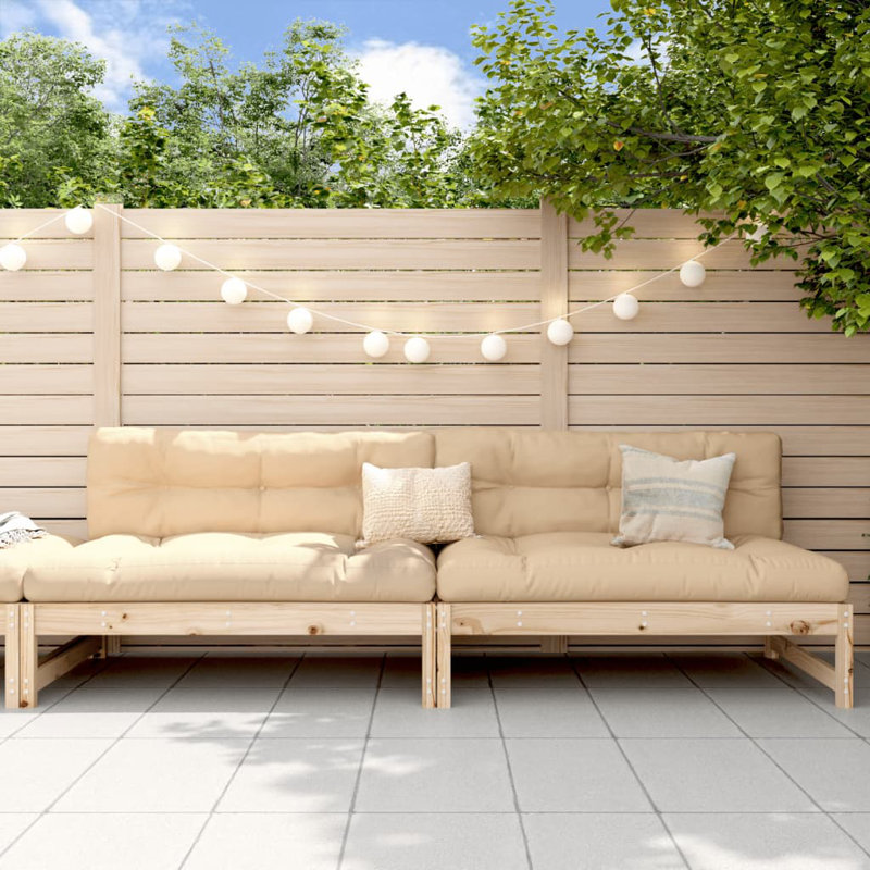 120cm Wide Straight Patio Sofa