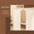 White 3-Door Wardrobe Armoire with Mirror and 5 Drawers