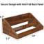 3 Tier Wood Spice Rack Organizer, Super Sturdy Retro Display Riser for Kitchen Cabinet