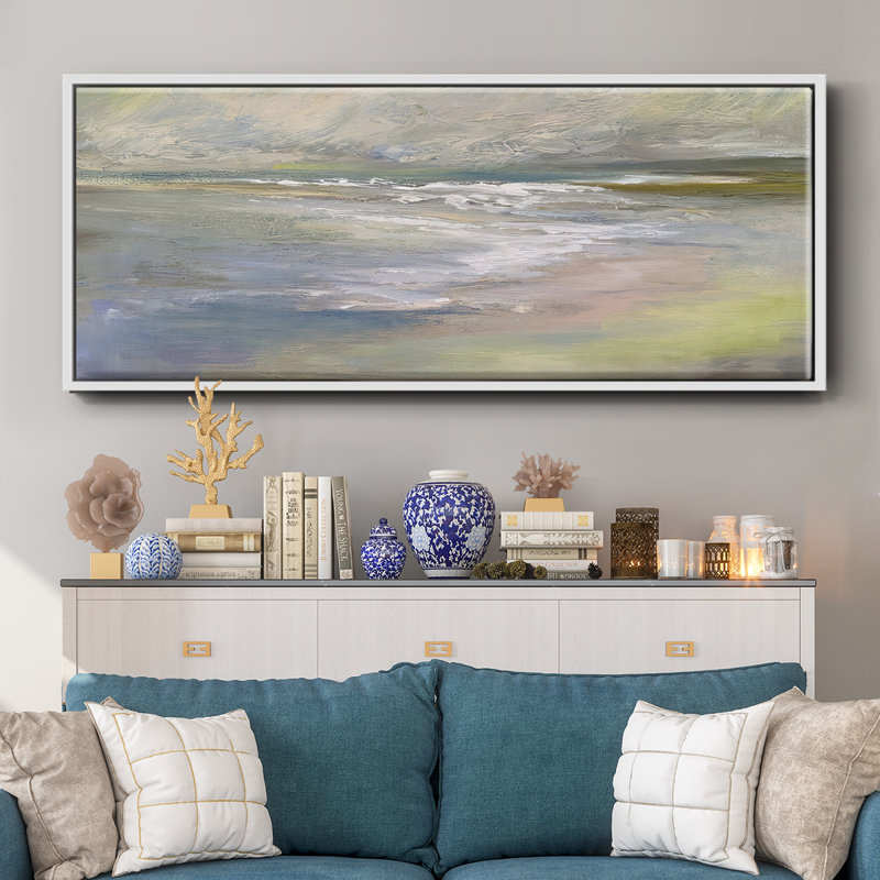 Beach Light II- Framed Canvas