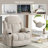 Swinging Recliner Massage Heated Sofa-1730128097