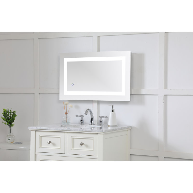 Miroir de salle de bain Scoles, 30 po x 18 po
