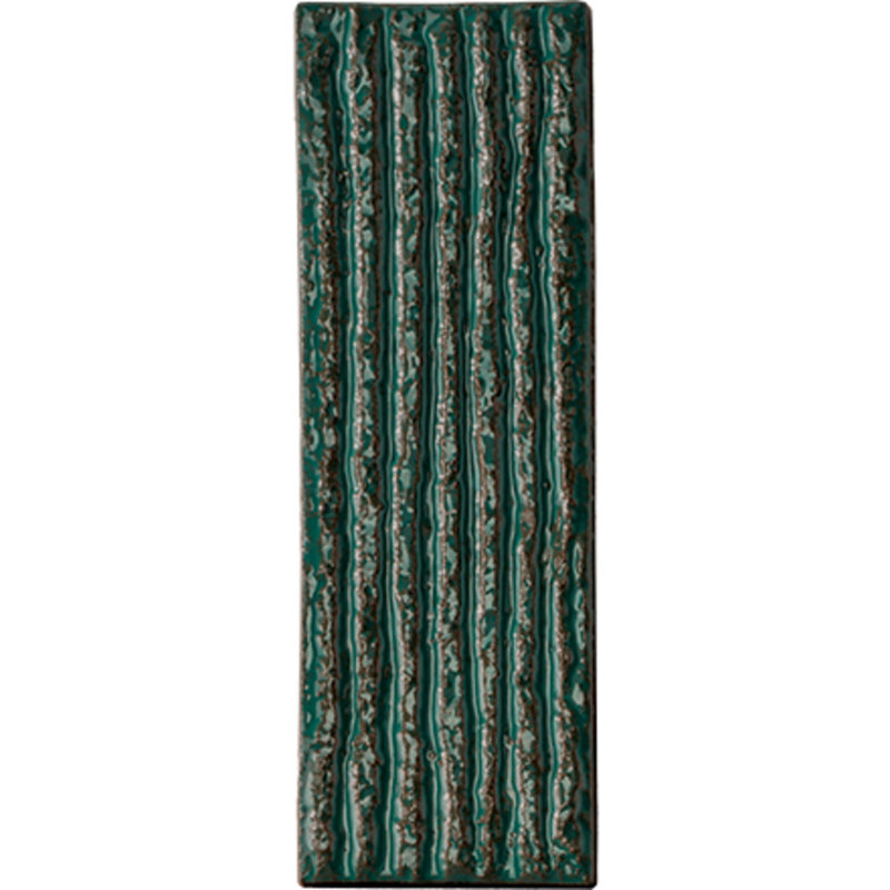 Chamotte Linea 3"x9", Verde