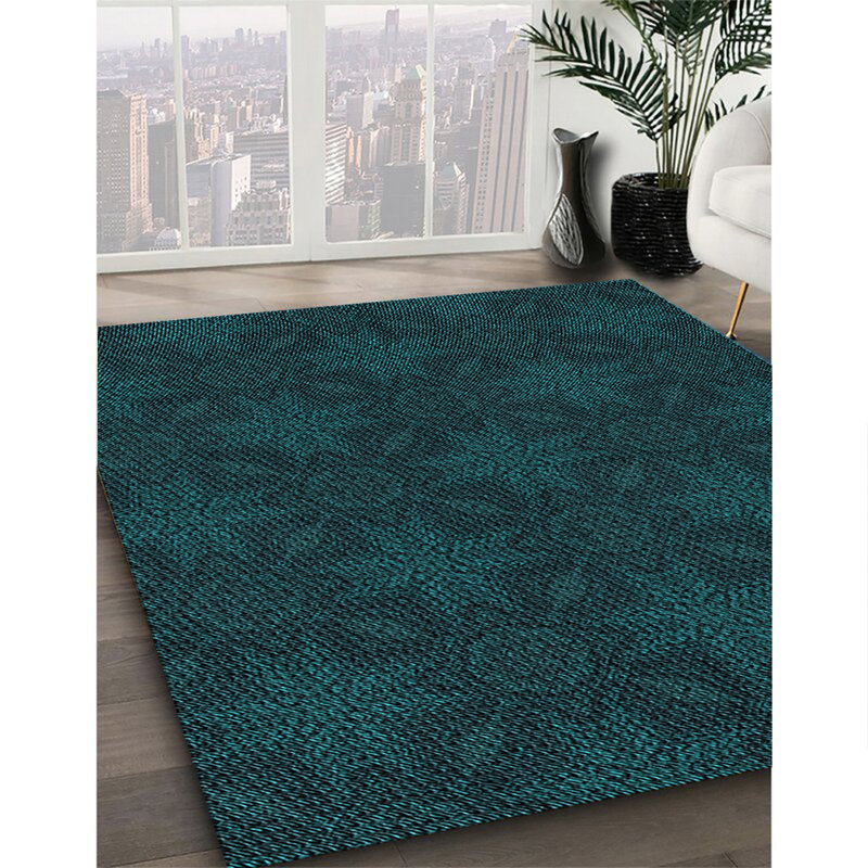 Geometric Indoor Rug, Square 4'