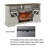 60 Inch Electric Fireplace  Entertainment Center With Door Sensor-Jasmine white color-1310185381