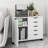 Liutcho Mobilable Wood File Storage Cabinets with Power Outlets and Door Home Office Lateral Filing Cabinet with Lock Printer Stand for Home Office
