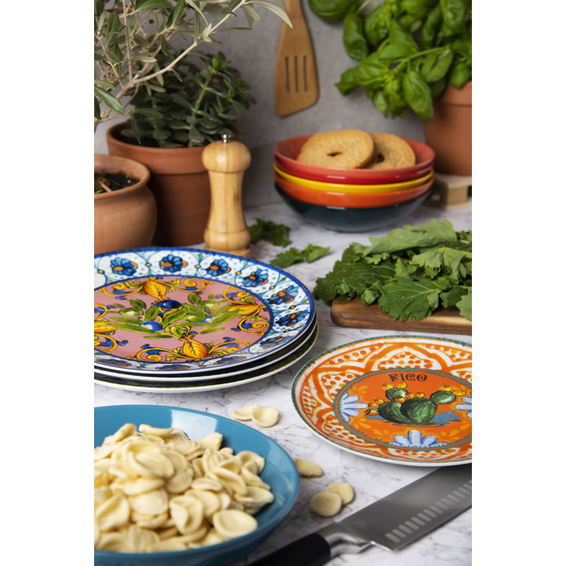 Bari Vecchia Piece Porcelain Dinnerware Set - Service for 6