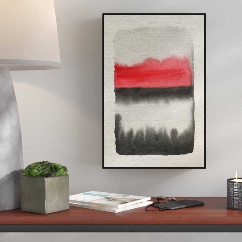 Black flows-impression sur toile encadrée, H 18 po x l 12 po x P 3,5 po