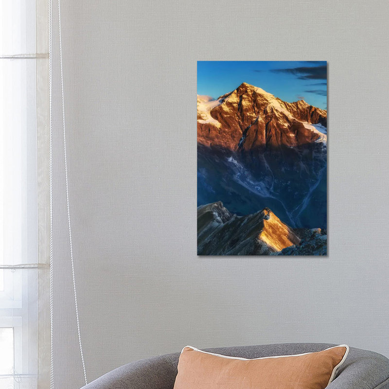 Sunrise. Alps. Austria 1 Piece Wrapped Canvas Wall Art, 66.04 cm H x 45.72 cm W x 3.175 cm D