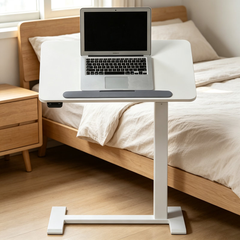 Bureau électrique à hauteur ajustable K30016, Blanc