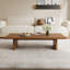 Table basse rectangulaire moderne 55,1 po, jolie texture de bois-13863301-18953064