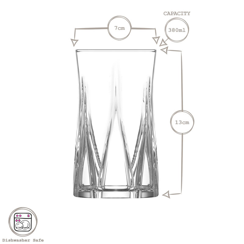 Highball Glass, 380 ml, 12