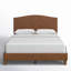 Lit plateforme en cuir Scheider-1207245924