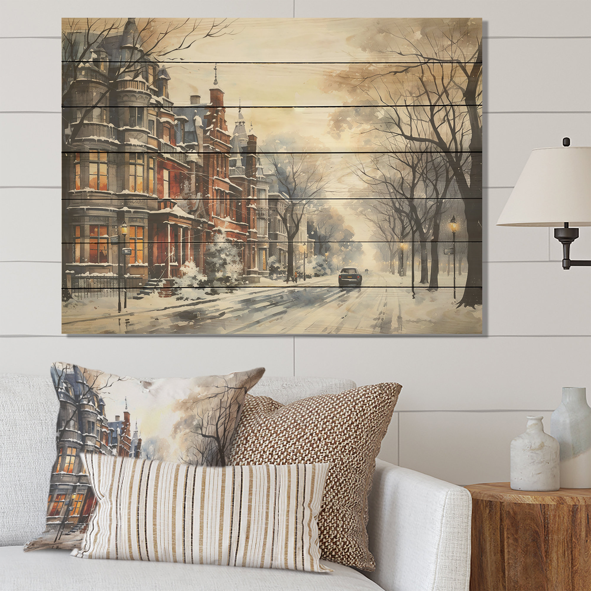 Winston Porter Winter Russian City Landscape II - Winter Landscape On ...