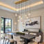 Lustre en cristal avec longueur réglable-1247229580
