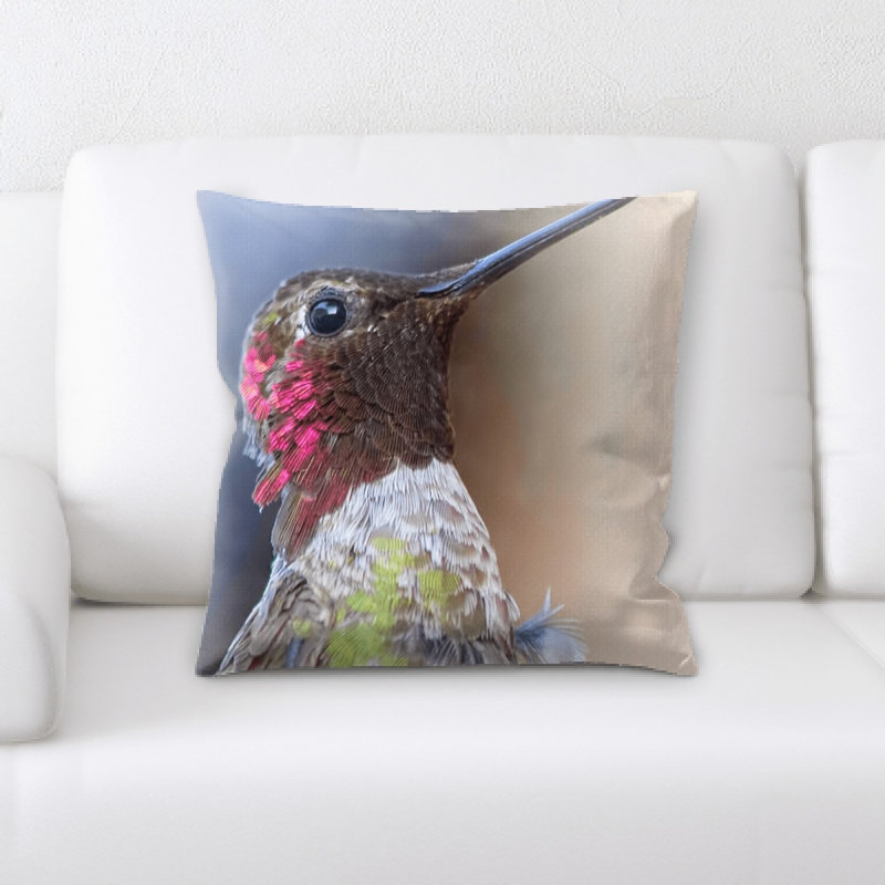 Housse et insert de coussin carré en couleurs vives Pnut