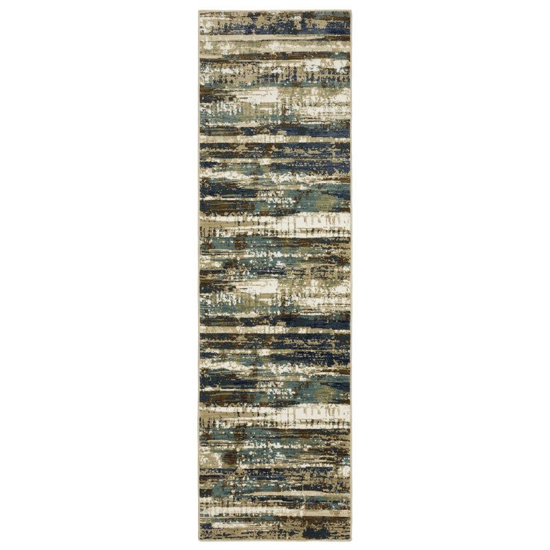 Abstract Indoor Rug, Runner 2'3" x 7'6"