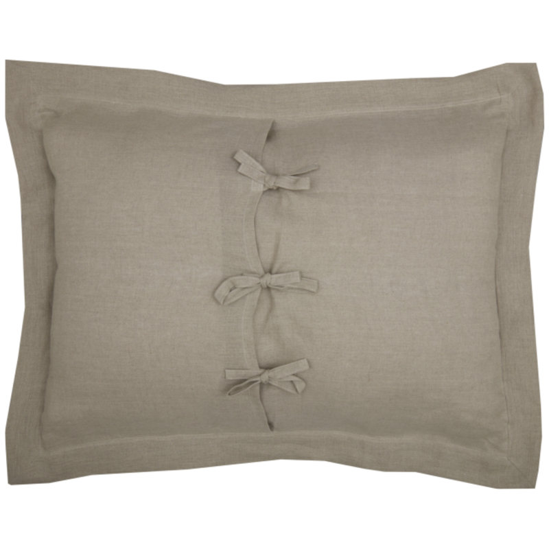 Provincial Linen Natural Standard Sham 27Lx21W, Tan