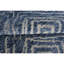 Tapis bleu marocain en laine noué à la main-66707942