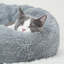 Almaguer Calming Round Donut Plush Dog Cuddler Bed-2031884267-2031980353