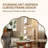 Contemporary Round Wavy Mirror Circle Bathroom Vanity Mirror | Stainless Steel Frame-1024564582-1028065280