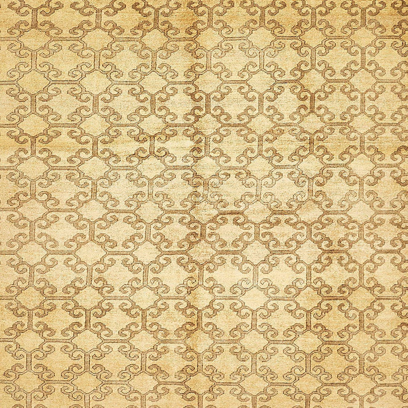 Abstract Indoor Rug, Square 4'