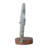 Marble Clock on Acacia Wood Base