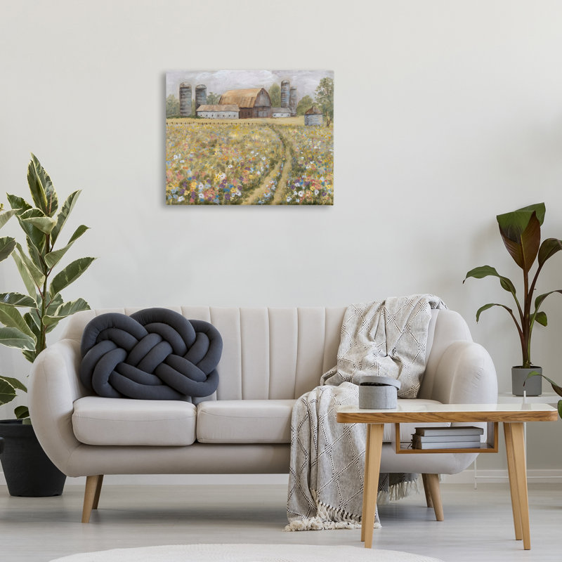 «Meadow Path to Barn Barn» par Pam Britton, H 24 po x l 30 po