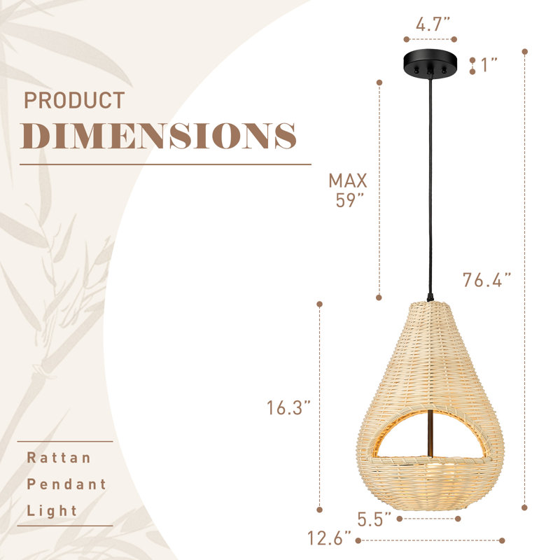 Luminaire suspendu à 2 lumières Abdulkareem