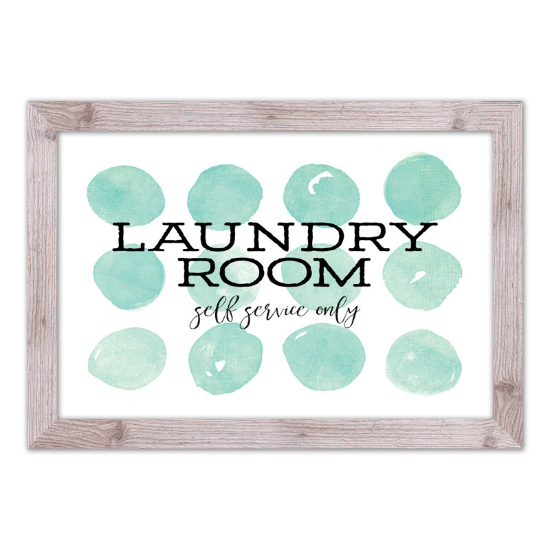 " Laundry Room ", 20" H x 30" W x 0.75" D