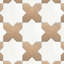 Argile Star 7 In. X 7 In. Porcelain Floor And Wall Tile