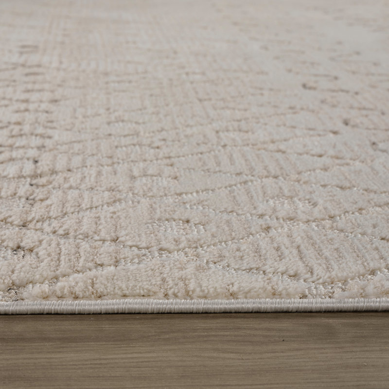 Tapis paillasson Boho, Rectangle 5 pi 3 po x 7 pi 7 po