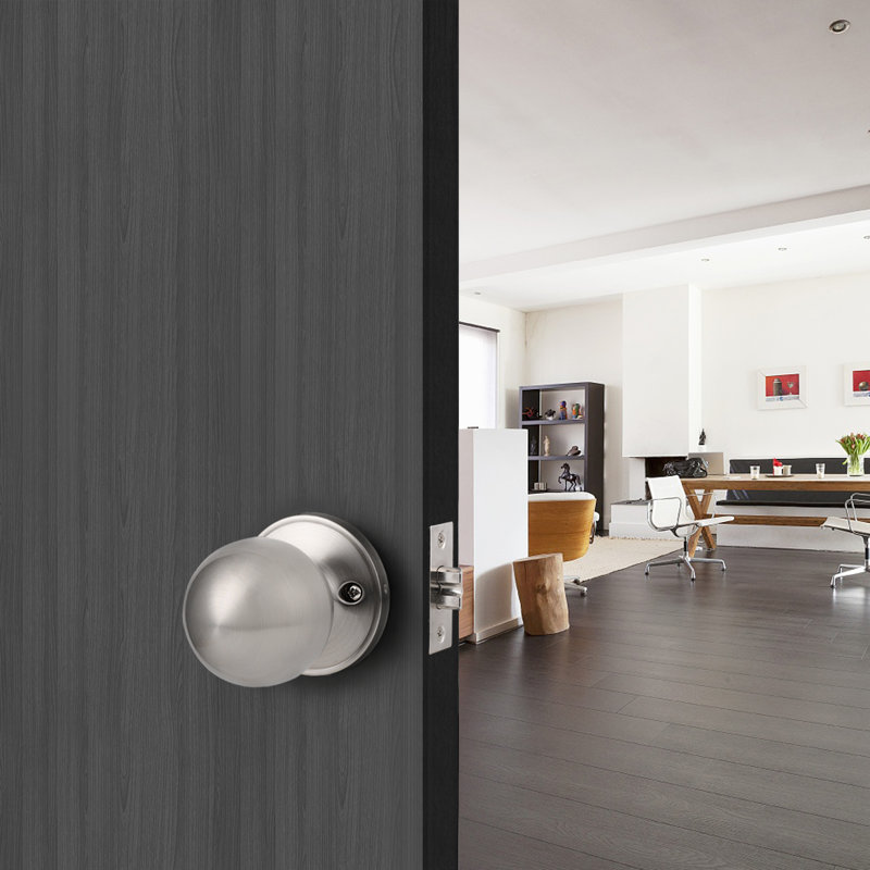 2.1'' Diameter Passage (Hall & Closet), Brushed Nickel