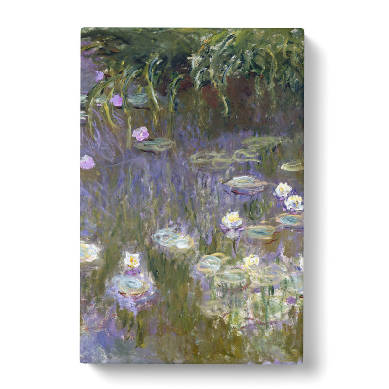 Water Lilies Lily Pond Vol.25 by Claude Monet - Wrapped Canvas, 50cm H x 35cm W x 3cm D