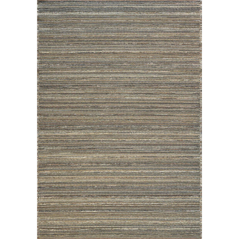 Knott Striped Wool Hand Woven Area Rug, Rectangle 160 x 230cm