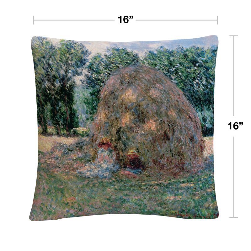 Claude Monet Throw Pillow