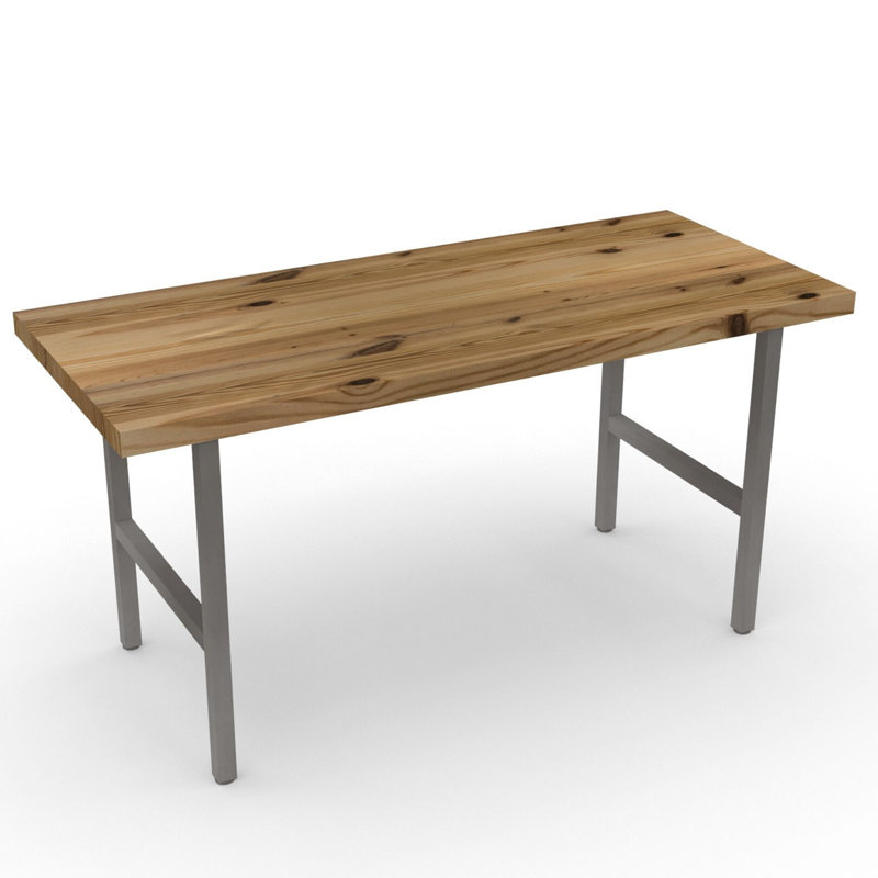 Table de salle à manger Braddock, H 84 po x l 36 po x P 42 po, Transparent