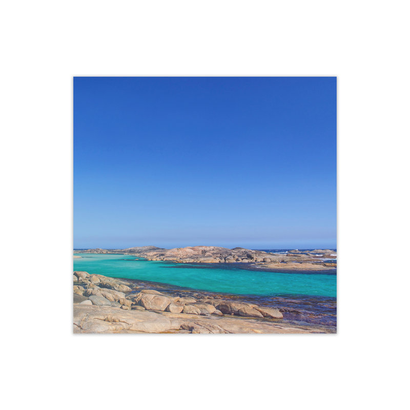 Elephant Cove 2 by Nur Mut - Single Picture Frame Print, 40 cm H x 40 cm W, No Framed