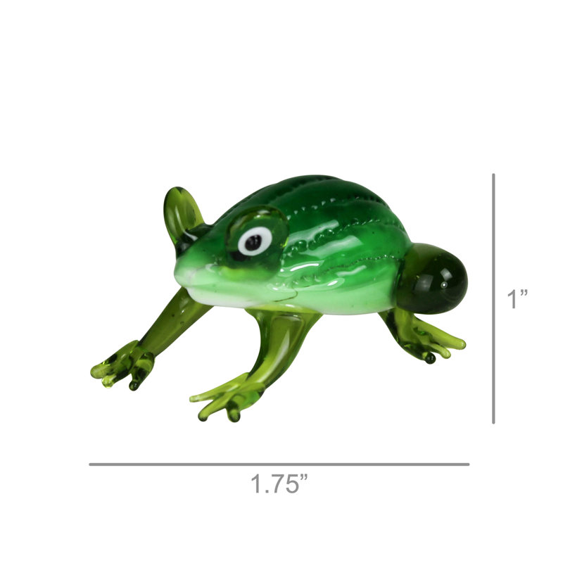 Glass Frog Sculpture
