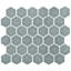 Carreau de mosaïque en porcelaine nid d'abeille 2 po x 2 po Tribeca-49923964