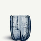 Crackle Glass Table Vase
