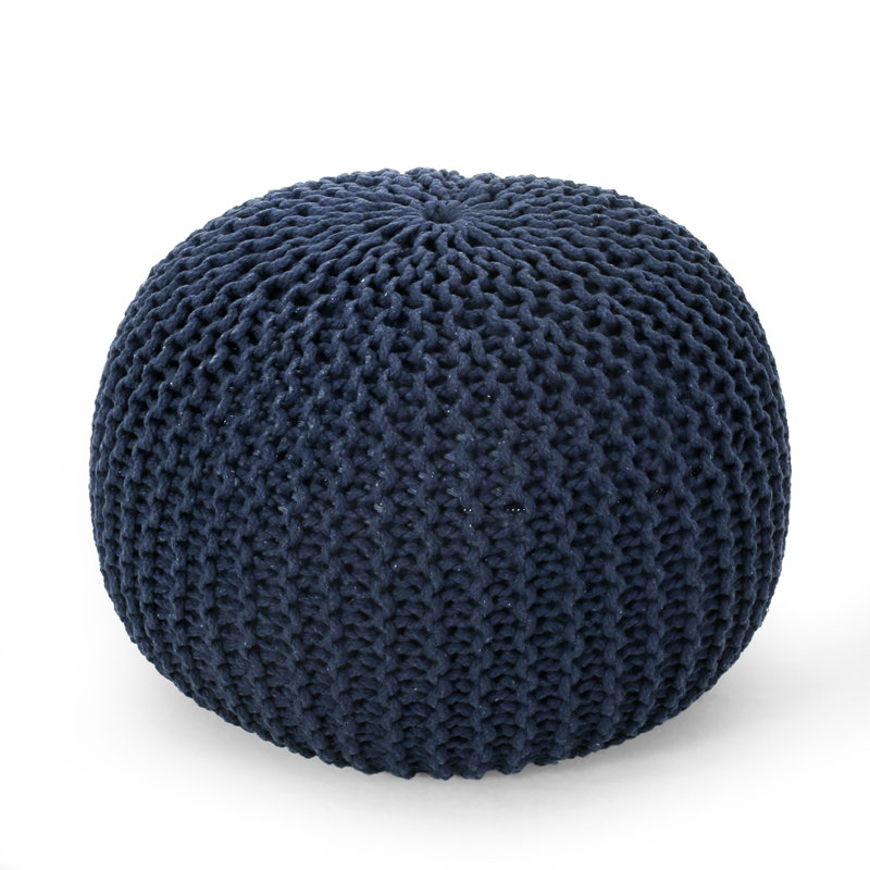 Moro POUF, Coton bleu marine
