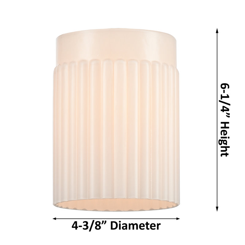 Kamena 1-Light Armed Sconce, Matte White, 6 Watt Vintage LED Bulb, Brushed Satin Nickel