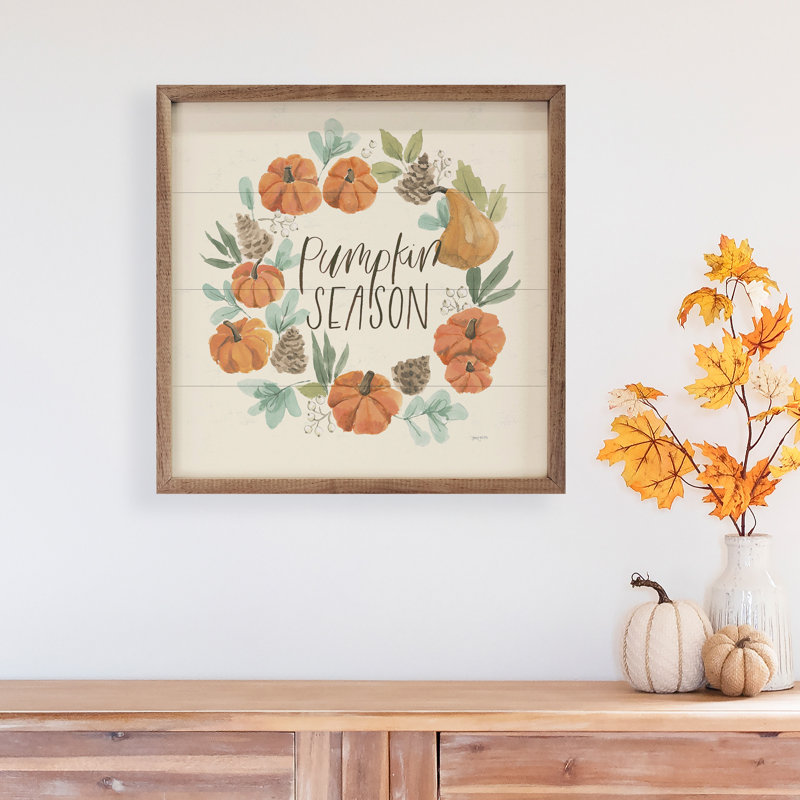 Couronne «Hello Pumpkin II Season» par Jenaya Jackson, H 24 po x l 24 po