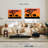 Orange Sunset Elephants-107699674