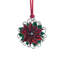 Solid Pewter Christmas Tree Hanging Figurine Ornament